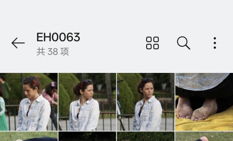 踏青公园街拍美女5套13 580mb
