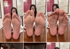 女大柯基 这脚太美了 偷窥视角 脚脸同款 满足你的所有幻想