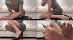 黄月亮花季定制薄透肉丝脚