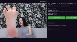 外网自购 Big-eyed Asian wife Nancy shows off her sexy feet12 4K